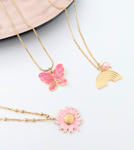 Rose Necklaces